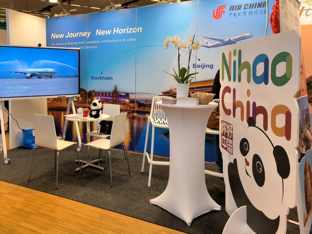 Nihao! China at Travel News Market Sweden 2024